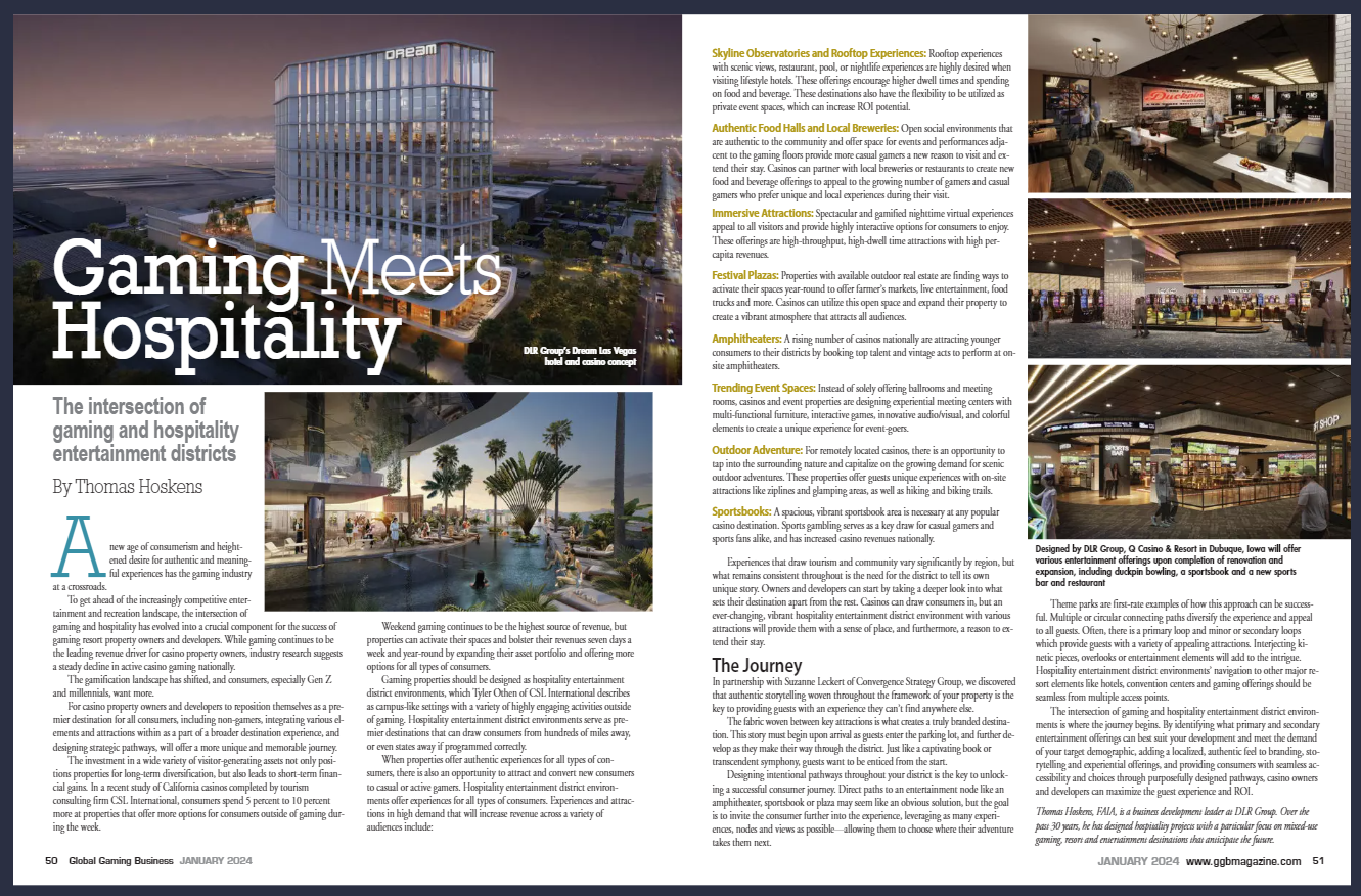 Gaming Meets Hospitality, January 2024 article in GGB Magazine